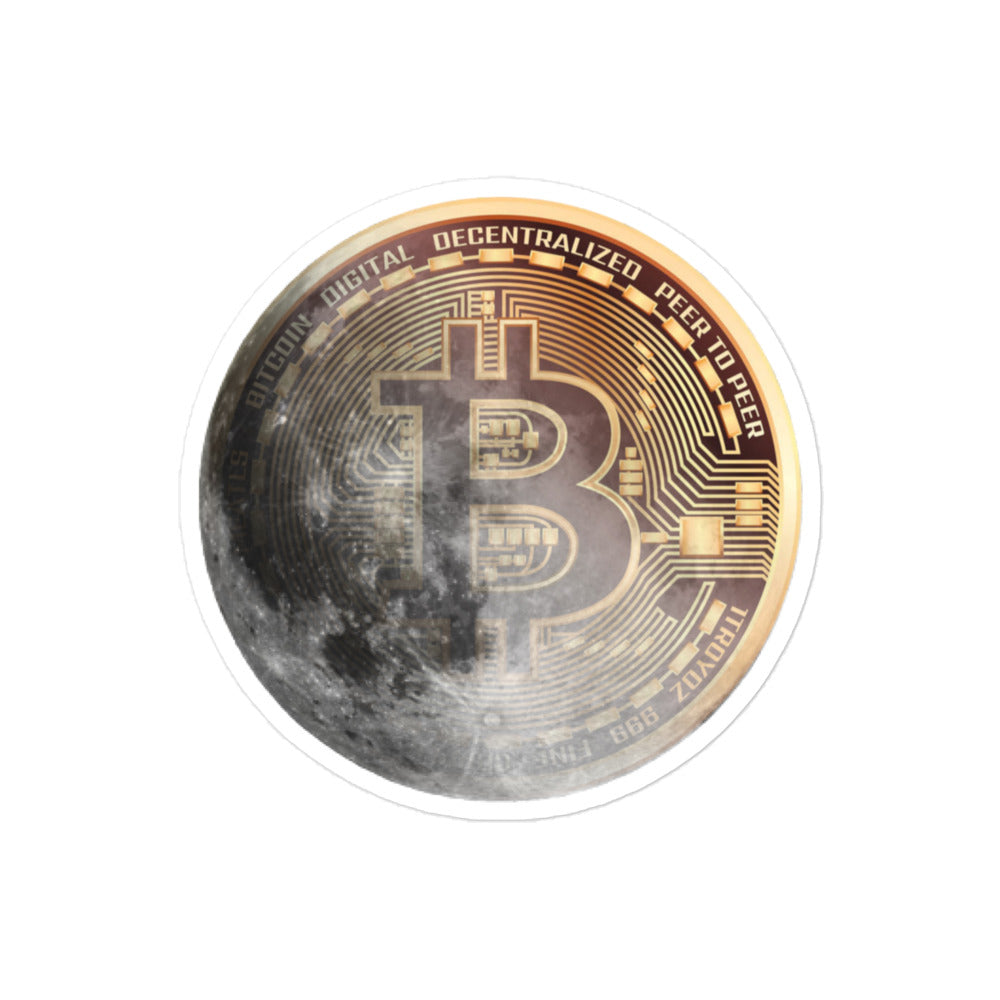 Moon-Coin Sticker