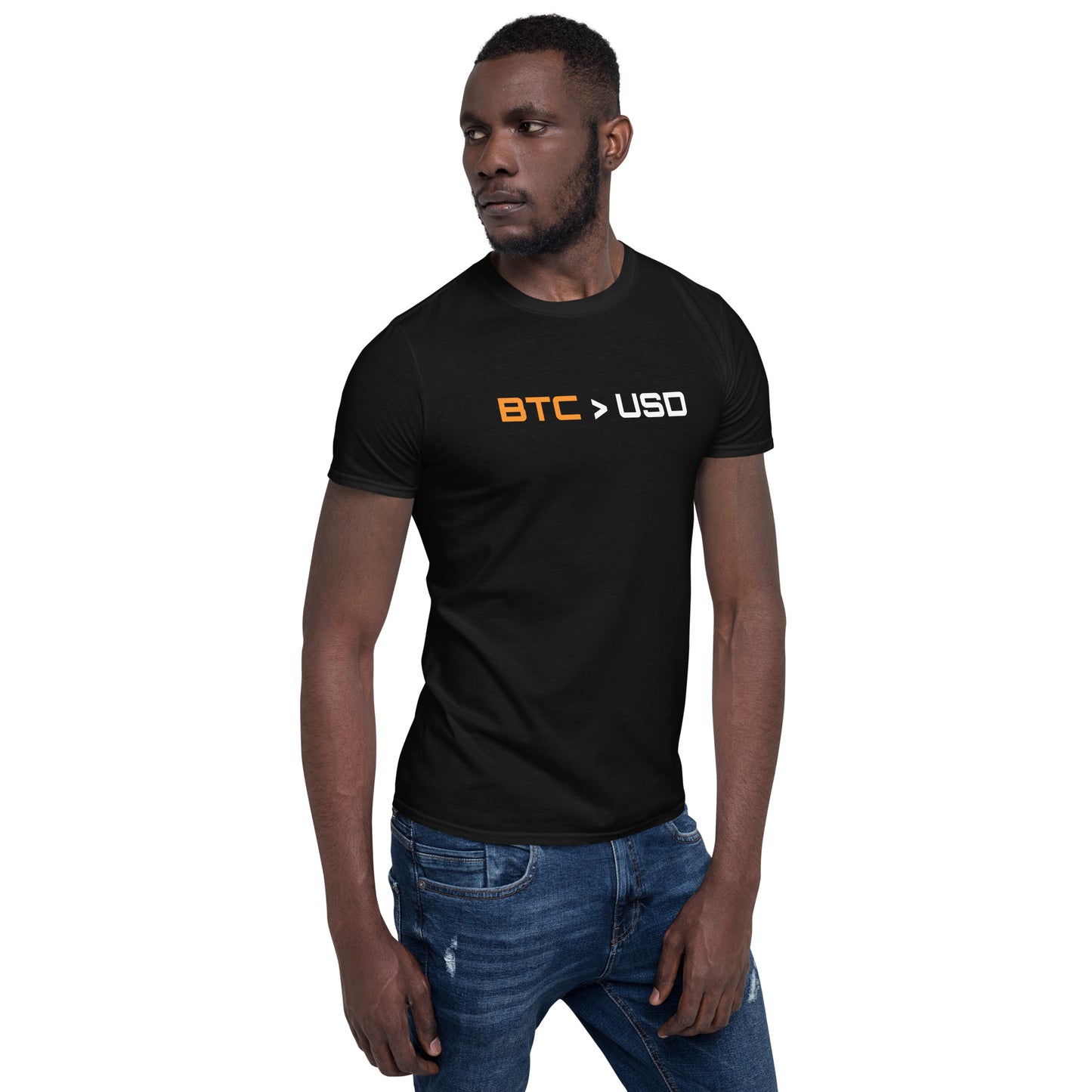 BTC > USD Unisex T-Shirt