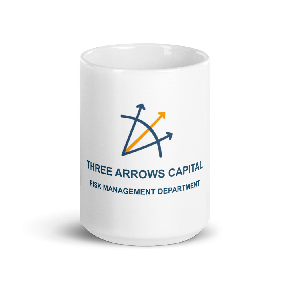 Three Arrows Capital White Glossy Mug